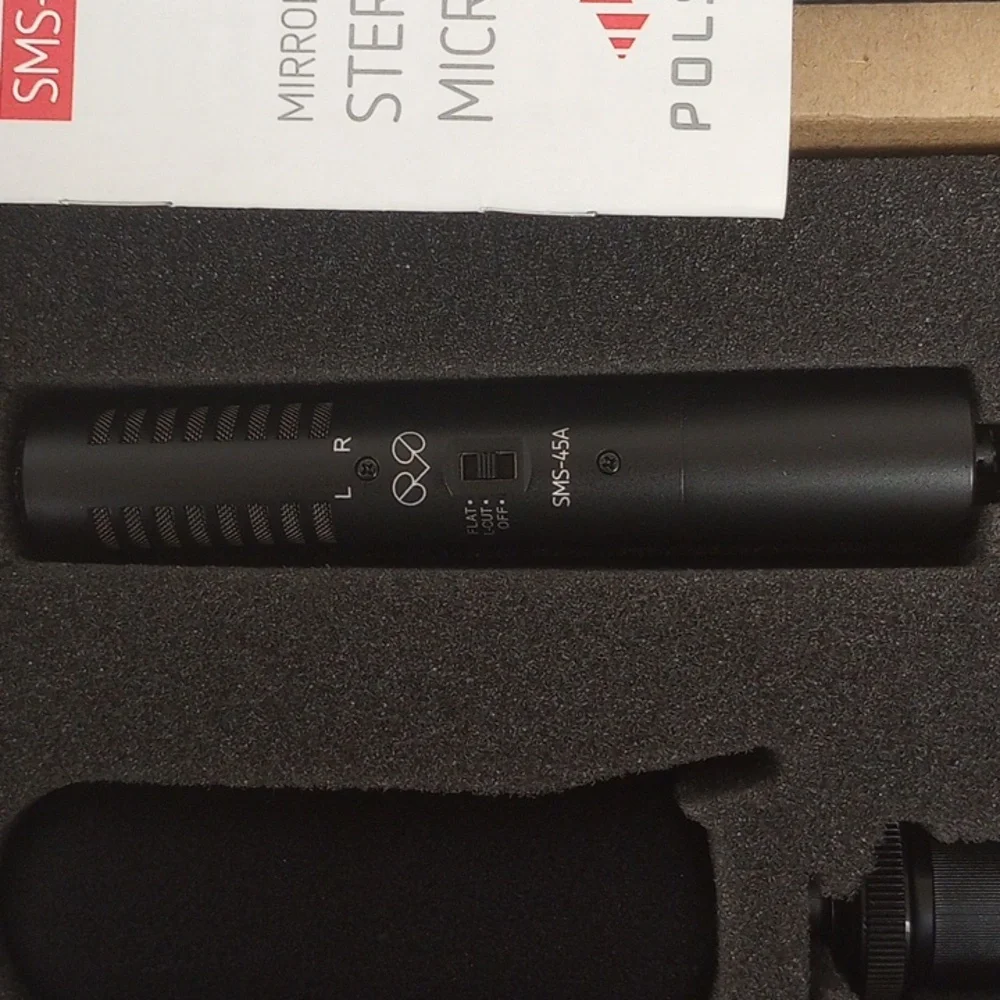 Polsen Mirrorless and DSLR Camera Stereo Mini Shotgun Microphone Photography